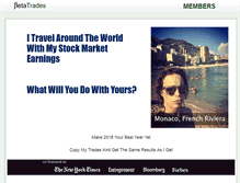 Tablet Screenshot of betatrades.com